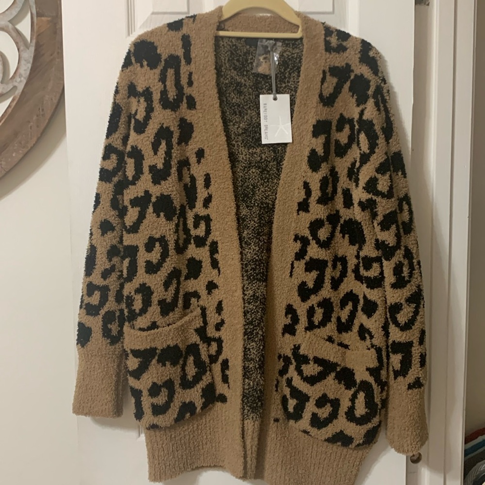 Barefoot Dreams Leopard Cardigan